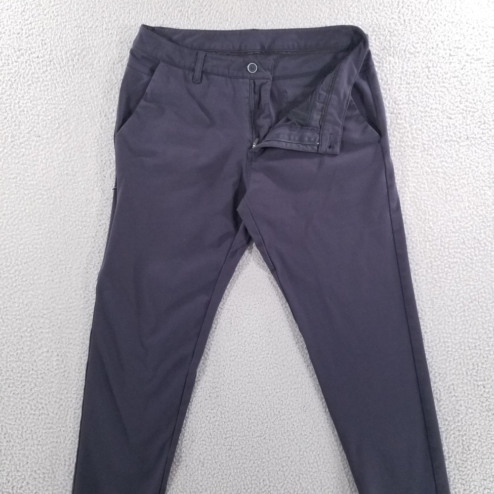 BYLT Everyday Pant 2.0 Men Large 32x29 Navy Blue Slim Fit Athleisure Performance